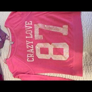 Pink sweatshirt